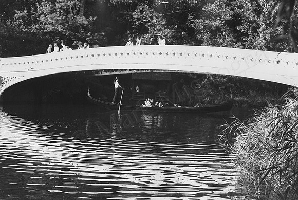Gondola ride from the Boat House, in Central Park, New York City