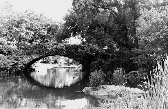 Gapstow Bridge in Central Park, NYC